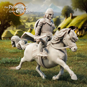 AE001267 Pippin, Guerrero de Rohan en Pony -- The Pring Goes Ever On