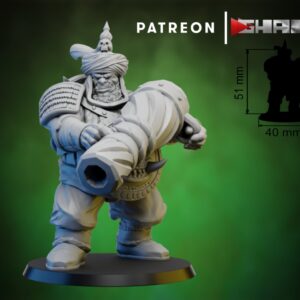 AE001617 Ogre Cannon (4 Modelos) --Ghamak