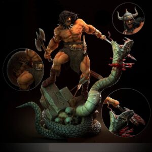 AE001401 Conan el Barbaro(Opción con casco)