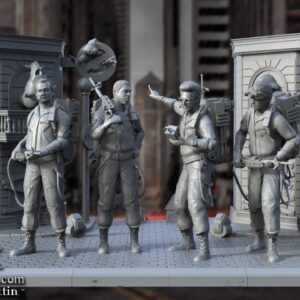 AE001427 Diorama de Ghostbuster  (Cazafantasmas) -- Cazafantasmas