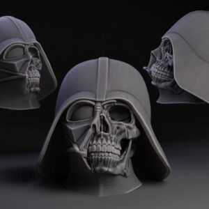 AE000790 Darth Vader Skull -- Star Wars