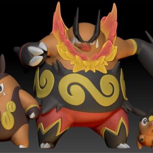 AE000606 Tepig + Pignite + Emboar