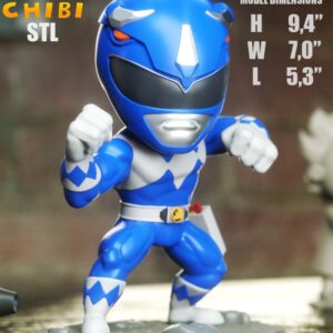 AE001569 Power Ranger Blue (Billy) -- 3DXM