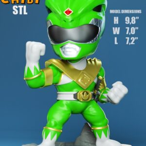 AE001566 Power Ranger Green (Tommy) -- 3DXM