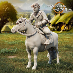 AE001271 Sam, montado en pony -- The Pring Goes Ever On