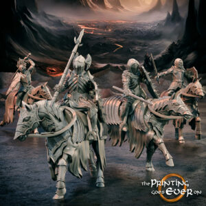 AE001256 Caballleros de Sauron, a Pie y Caballo(5 modelos de cada) -- The Pring Goes Ever On