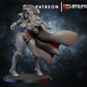 AE001864 Capitana Vampira Pin UP -- Ghamak