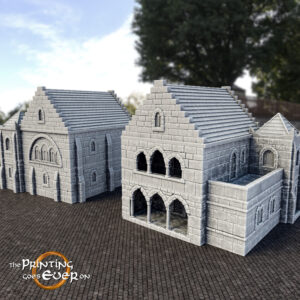 AE001122 Edificios de Minas Tirith(4 modelos) con mobiliario -- The Pring Goes Ever On