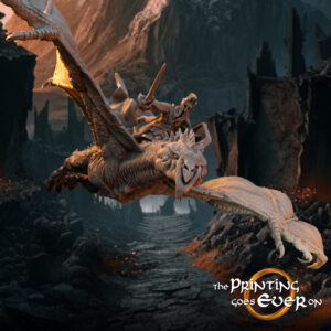 AE001160 Nazgul en bestia alada, sobrevolando -- The Pring Goes Ever On