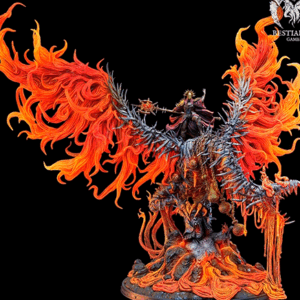 AE002366 Phoenix Fire con Mago -- Altos Elfos