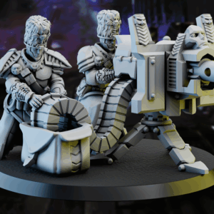 AE002085 Equipo con Metralleta pesada -- Ghamak