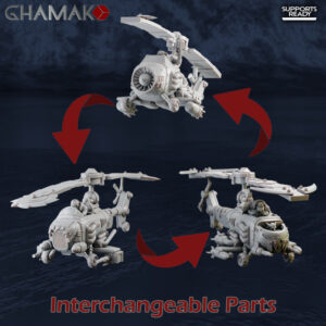 AE002162 Helicorkters (3 Modelos intercambiables) -- Ghamak