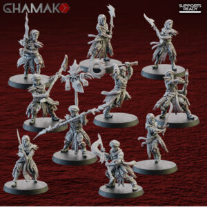 AE002168 Hunter of the Abyss(10 Modelos) -- Ghamak