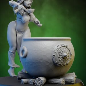 AE002010 Ogra PinUp Cocinando -- Ghamak