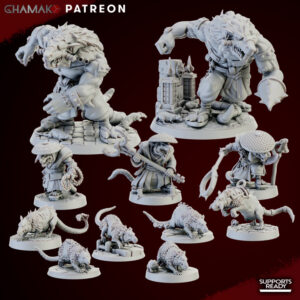 AE002226 Ratas Gigantes con Ganaderos de Ratas -- Ghamak