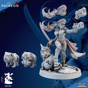 AE002277 Comisaria con Mascota (PinUP) -- Ghamak