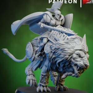 AE002040 Caballeria de Leones Spartancast(5 Modelos) -- Ghamak