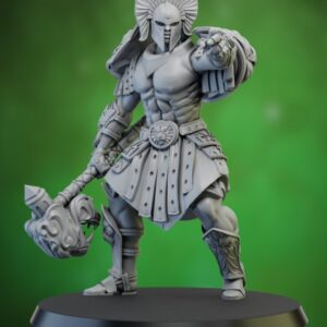 AE002041 SpartanCast con Arma de dos manos (4 Modelos) -- Ghamak