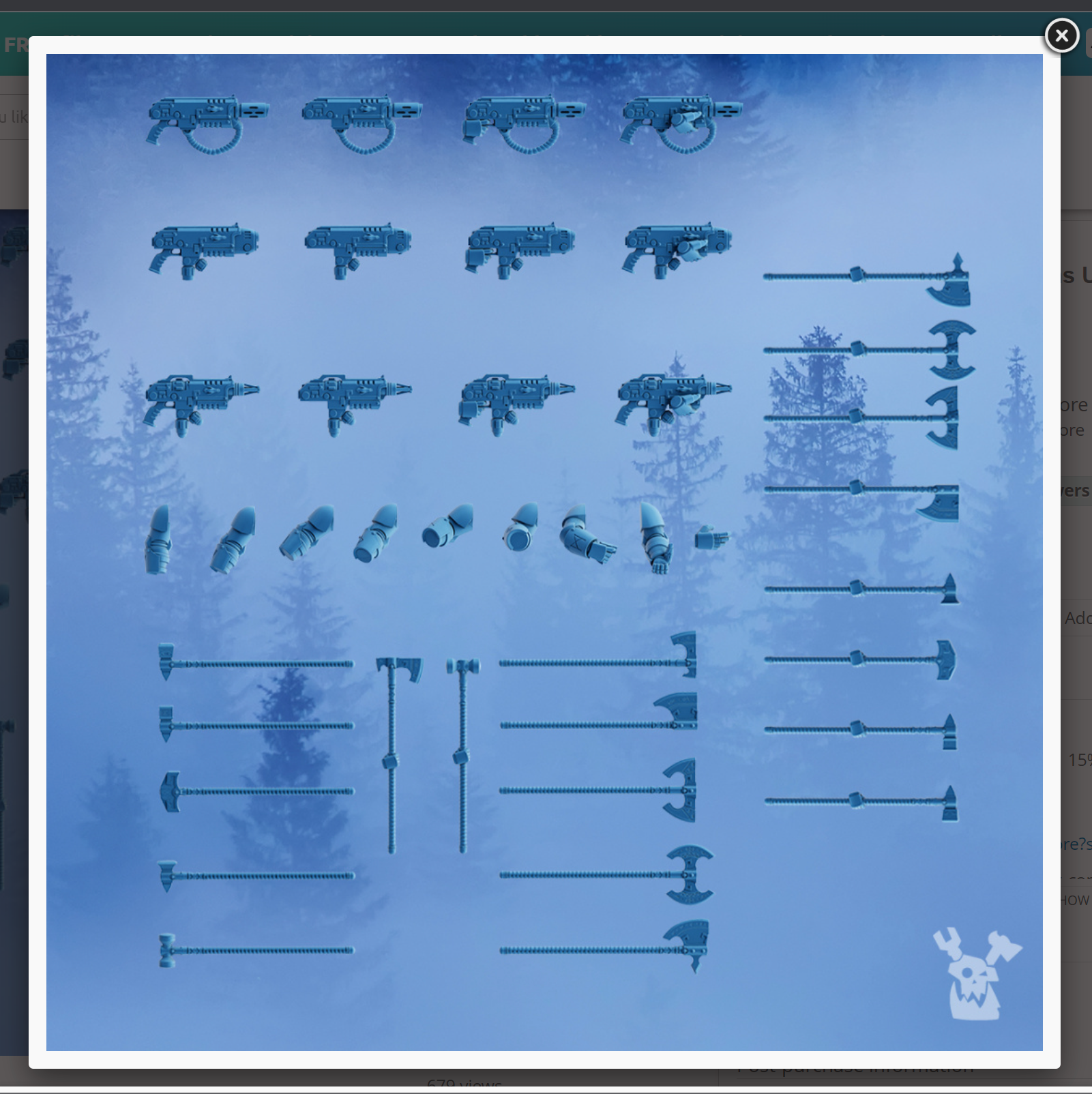 AE002356 Bits Armas Ice -- DakkaDakka