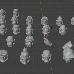 AE002383 Bits: Cabezas de Marines Espaciales -- Bits