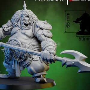 AE002009 Ogro Cazador con Armas de Asta -- Ghamak