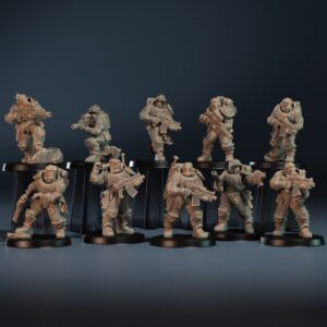 AE002384 Mercenarios Marines (Modular) -- Cyberpunk