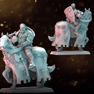 AE002842 Hire Lider con Hacha en Caballo de Guerra -- Last Swords