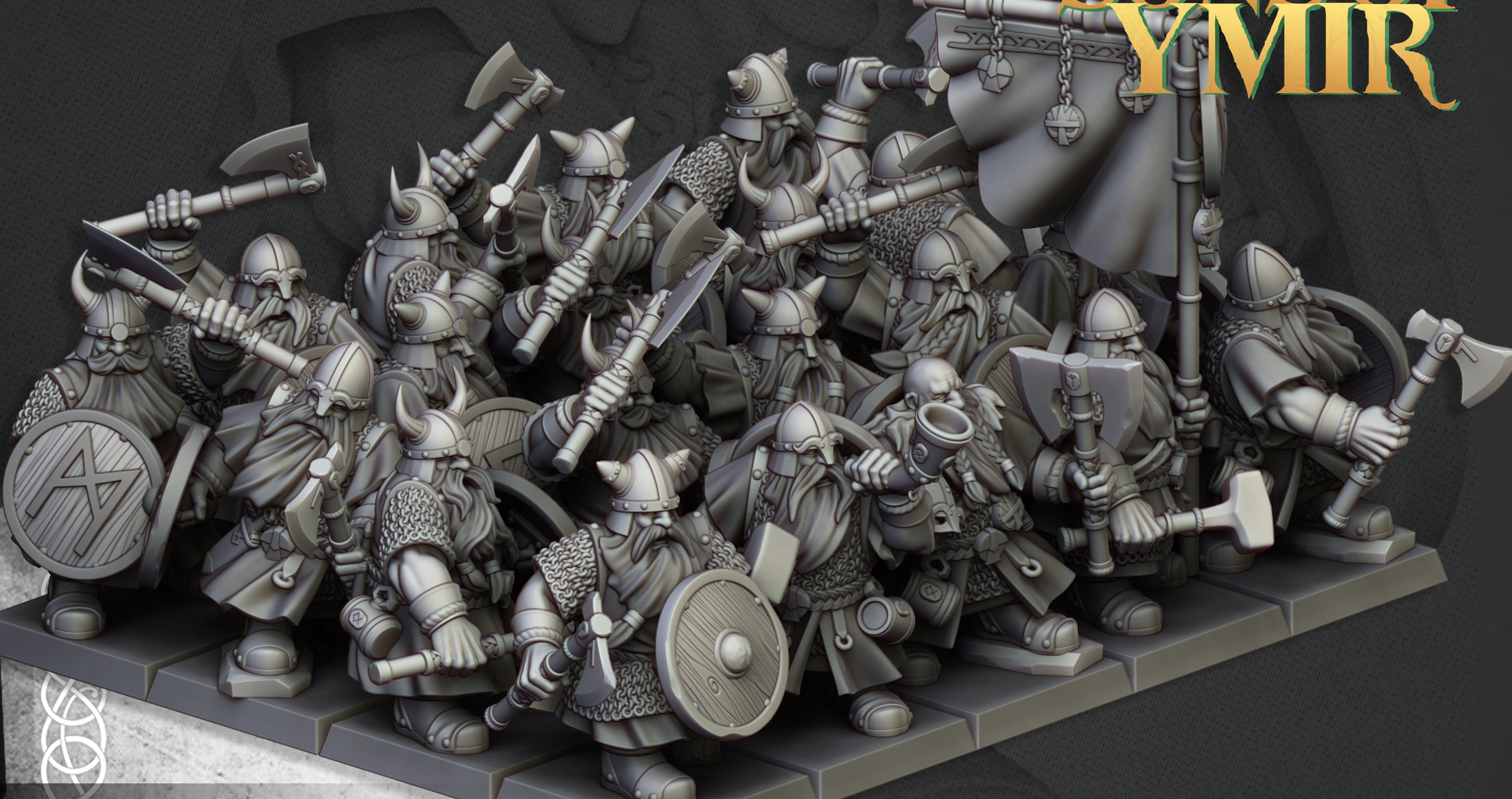 AE002537 Dwarf Warrior Two Handed -- Highlands