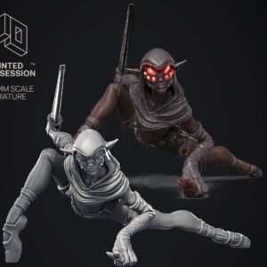 AE002735 Aranea - Web Walker Drow -- Cyberpunk