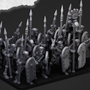 AE002696 Skeletal  with spears -- Highlands