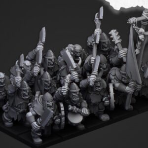 AE002681 orc Warrrior weapons and shields -- Highlands