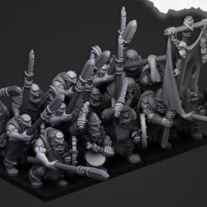 AE002682 Orc Warrior eitch Spears -- Highlands