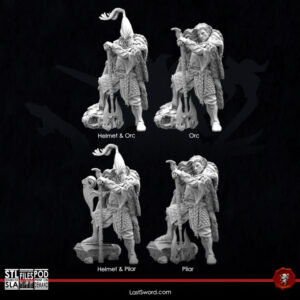 AE002767 Elf Lion Prince (4 Modelos) -- Last Swords