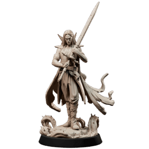 AE003133 Elf fighter -- Loot Studios