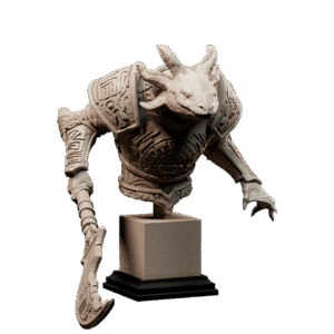 AE003122 Mezlcoatl (“Mez”) Bust -- Loot Studios