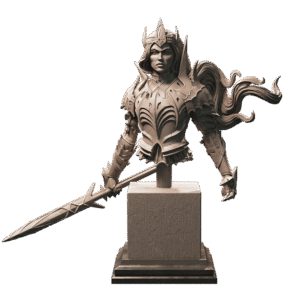 AE003163 Abigail, Fell Champion Bust -- Loot Studios