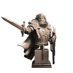 AE003164 King Arthur VII, the Unwavering Bust -- Loot Studios