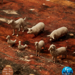 AE003038 Animales de Granja -- Tablero Rol