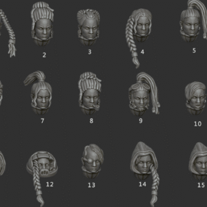 AE003061 Cabezas Mujeres Squats -- Bits Squats