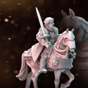 AE002950 Captain on Horse -- Last Swords