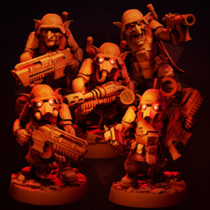AE002487 Red Korps Goblins -- Mr Modulork