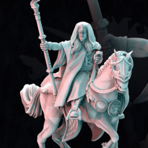 AE002980 Elven Mage on Horse -- Last Swords