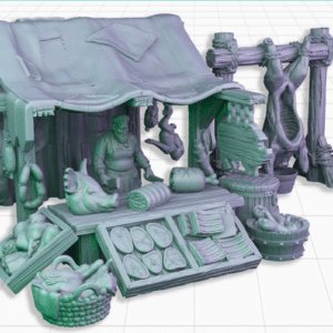 AE003035 Carniceria Riccon -- Diorama