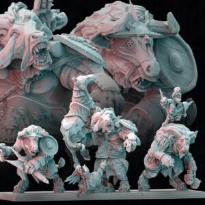 AE002833 Beastmen Minotaurs -- Last Swords