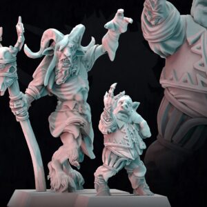 AE002837 Beastmen Shaman And Familiar -- Last Swords