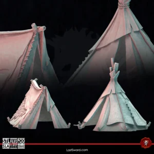 AE002838 Beastmen Tents -- Last Swords