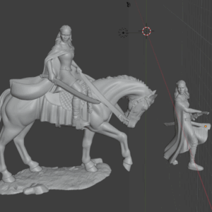 AE002736 Arwen a Pie y Caballo -- ESDLA