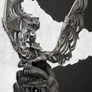 AE002657 Vampire lady on zombie Dragon -- Highlands