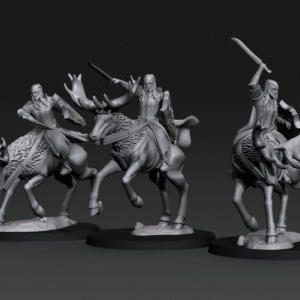 AE003658 Wood elves on Elk -- Davale Games