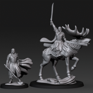 AE003650 King of the Forest a foot on mounted -- Davale Games